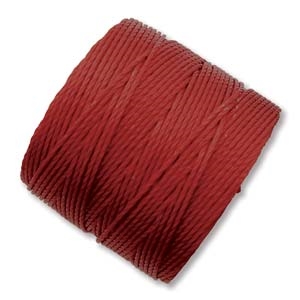 kelliesbeadboutique.com | S-Lon Cording - Dark Red