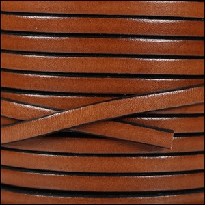 5mm Tan Flat Leather