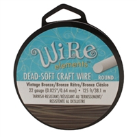 kelliesbeadboutique.com | Craft Wire - Vintage Bronze - Large Spools