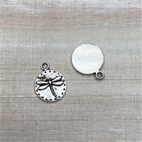 kelliesbeadboutique.com | Round Dragonfly Charms