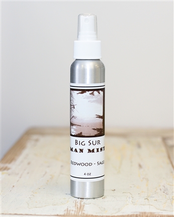 Big Sur - Redwood Sage - man mist