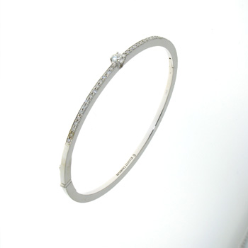 BLD0005 18k White Gold Diamond Bracelet