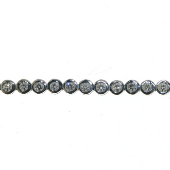 BLD0008 18k White Gold Diamond Bracelet