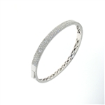 BLD0045 18k White Gold Diamond Bracelet