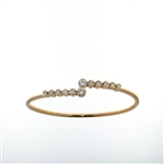 BLD0055 18k Rose Gold Diamond Bracelet