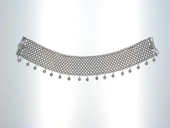 BLD3387 18k White Gold Diamond Bracelet