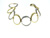 BLD3508 18k White & Yellow Gold Diamond Bracelet