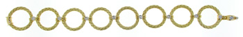 BLD3515 18k Yellow Gold Diamond Bracelet