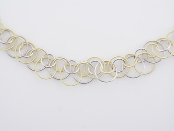 BLG1001 18k White & Yellow Gold Bracelet