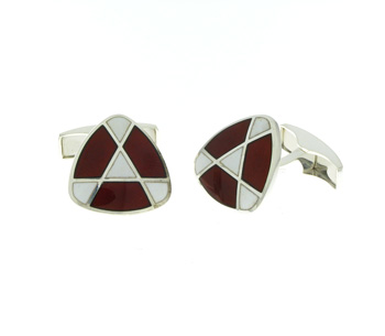 CUF01005 Sterling Silver Cuff Links