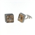 CUF01007 18k Rose & White Gold Diamond Cuff Links