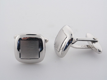 CUF1004 Sterling Silver Cuff Links