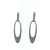 EDC01043 18k White Gold Diamond Earrings