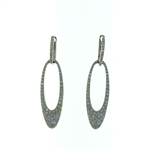 EDC01043 18k White Gold Diamond Earrings