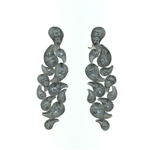 EDC01048 18k White Gold Diamond Earrings