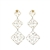 EDC01064 18k Rose Gold Diamond Earrings