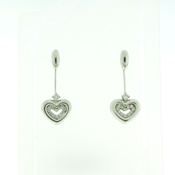 EDP0004 18k White Gold Diamond Earrings