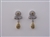 EDP2010 18k White & Yellow Gold Diamond Earrings