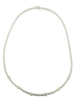 NEC1011 18k White Gold Diamond Necklace