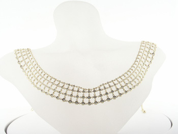 NEC1041 18k Yellow Gold Diamond Necklace