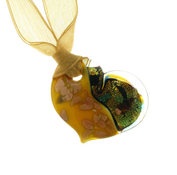 NLS1014 Silk Murano Glass Necklace