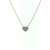 PLD01424 18k Rose Gold Diamond Necklace