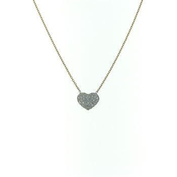 PLD01424 18k Rose Gold Diamond Necklace
