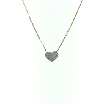 PLD01425 18k Yellow Gold Diamond Necklace