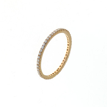 RLD0015 18k Rose Gold Diamond Ring