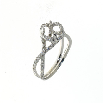 RLD0054 18k White Gold Diamond Ring