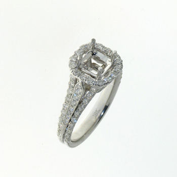 RLD0057 18k White Gold Diamond Ring