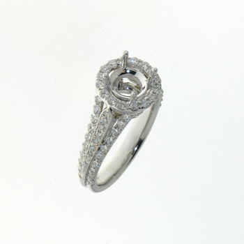 RLD0058 18k White Gold Diamond Ring