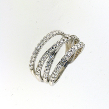 RLD0062 18k White Gold Diamond Ring