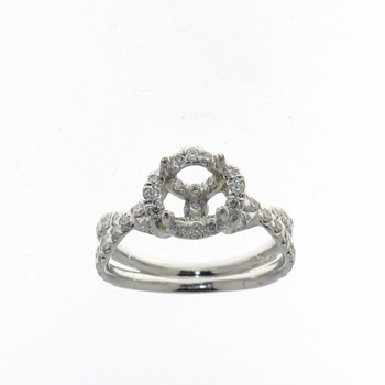 RLD0066 18k White Gold Diamond Ring