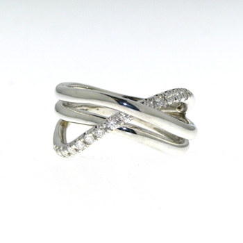 RLD0072 18k White Gold Diamond Ring