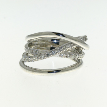 RLD0073 18k White Gold Diamond Ring