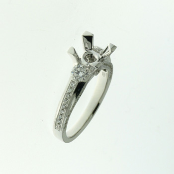 RLD0086 18k White Gold Diamond Ring