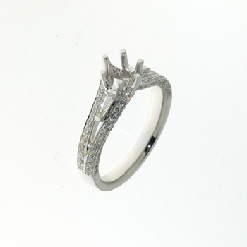 RLD0100 18k White Gold Diamond Ring