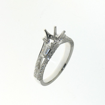 RLD0102 18k White Gold Diamond Ring