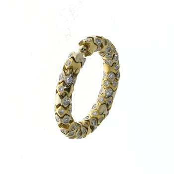 RLD01023 18k Yellow Gold Diamond Ring