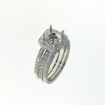 RLD01052 18k White Gold Diamond Ring