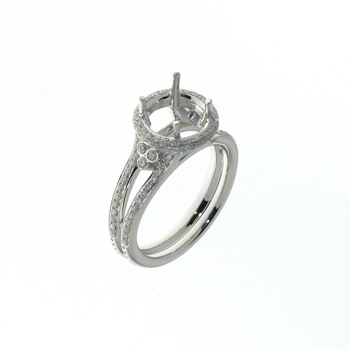 RLD01081 18k White Gold Diamond Ring