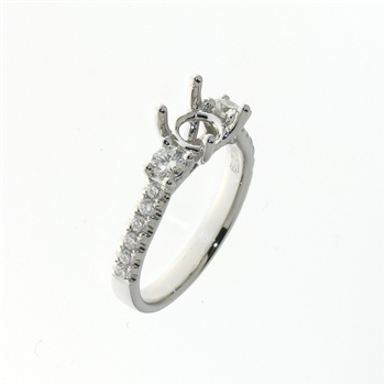 RLD01084 18k White Gold Diamond Ring