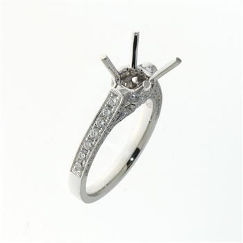 RLD01085 18k White Gold Diamond Ring