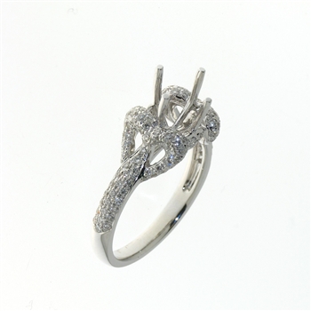 RLD01087 18k White Gold Diamond Ring