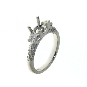 RLD01112 18k White Gold Diamond Ring