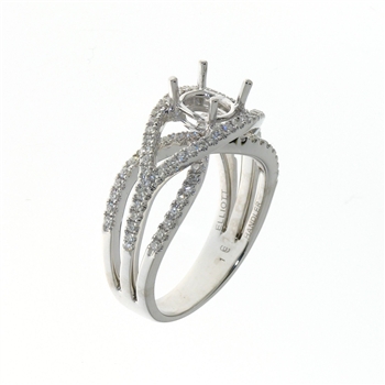 RLD01142 18k White Gold Diamond Ring