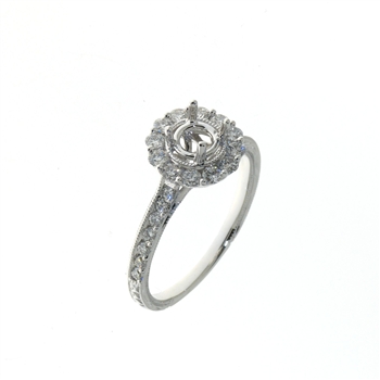 RLD01149 18k White Gold Diamond Ring