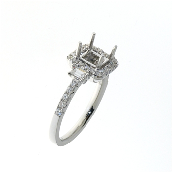 RLD01151 18k White Gold Diamond Ring
