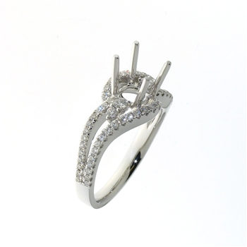 RLD01152 18k White Gold Diamond Ring
